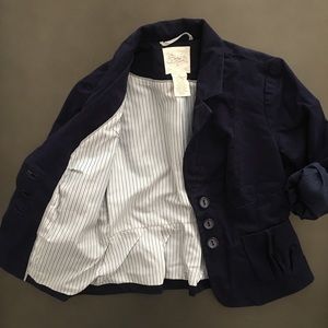 Navy anthro blazer